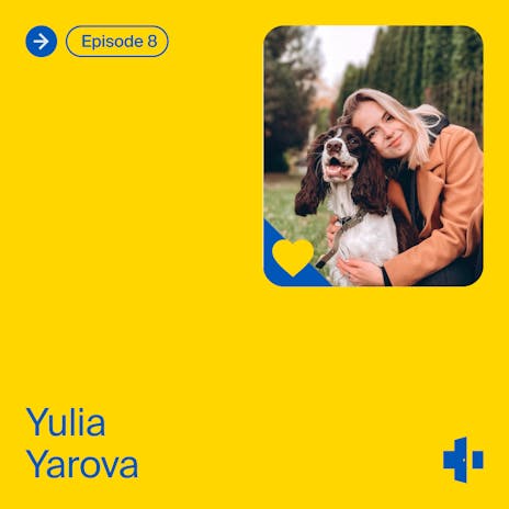 Cover of the Heroes of doxy.me podcast - Episode 8 with Yulia Yarova