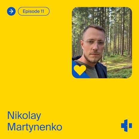Cover of the Heroes of doxy.me podcast - Episode 11 with Nikolay Martynenko