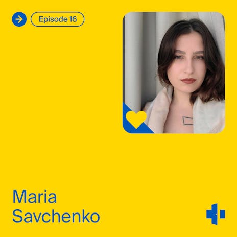 Cover of the Heroes of doxy.me podcast - Episode 16 with Maria Savchenko