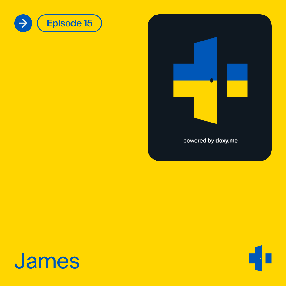 Cover of the Heroes of doxy.me podcast - Episode 15 with James