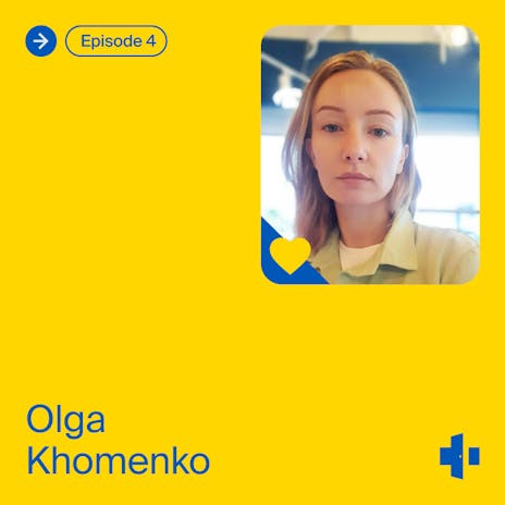 Cover of the Heroes of doxy.me podcast - Episode 4 with Olga Khomenko