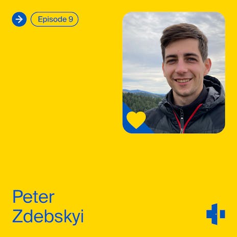 Cover of the Heroes of doxy.me podcast - Episode 9 with Peter Zdebskyi