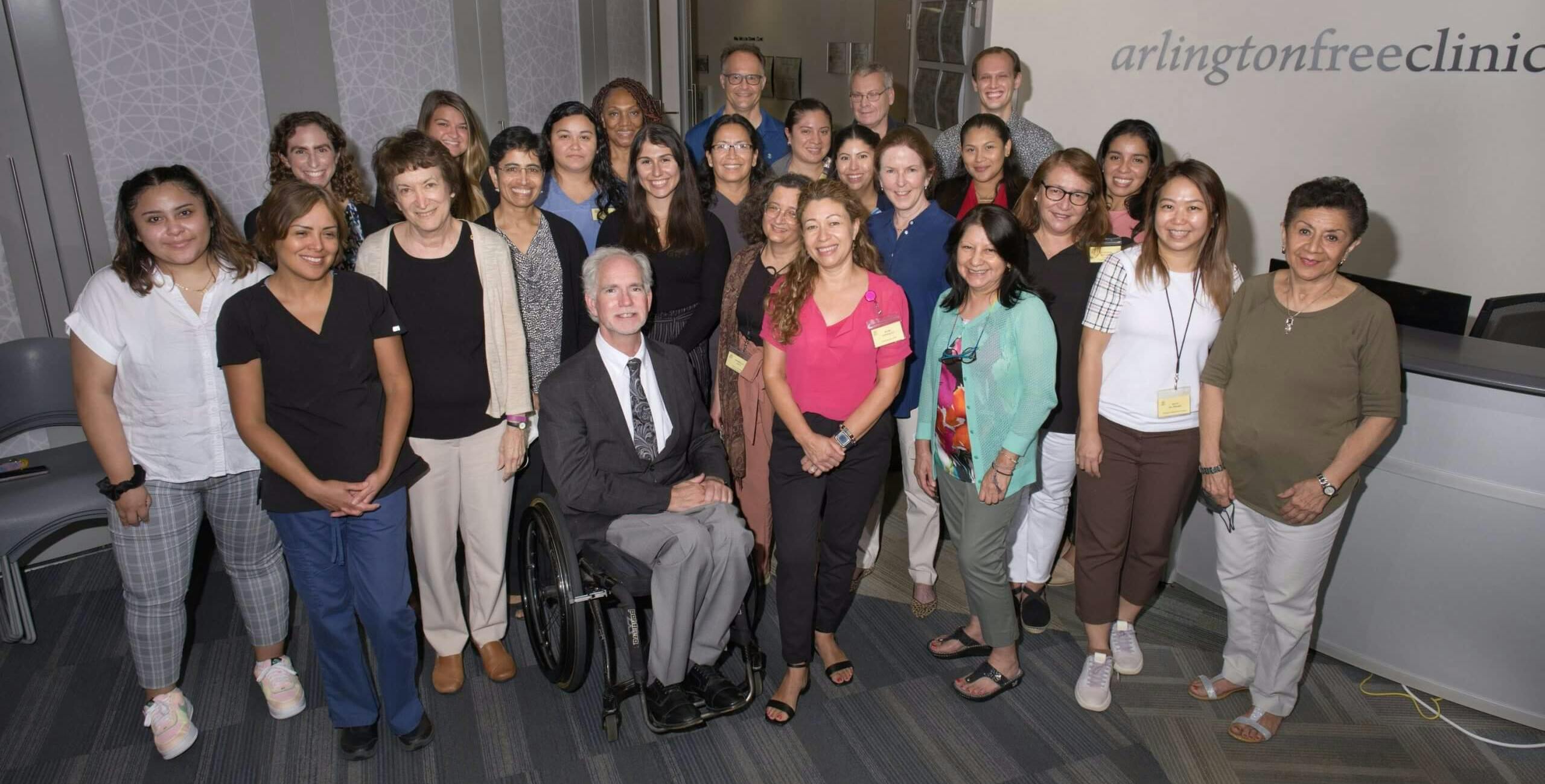 Arlington Free Clinic's team photo