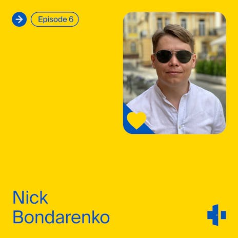 Cover of the Heroes of doxy.me podcast - Episode 6 with Nick Bondarenko
