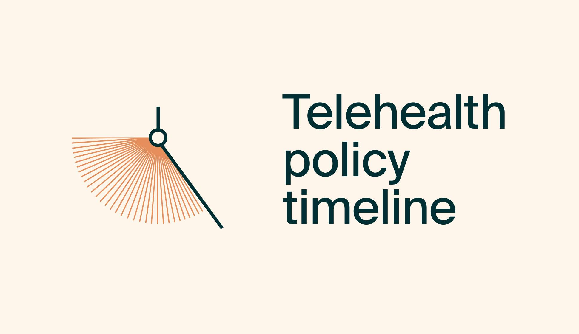 United States telehealth policy timeline