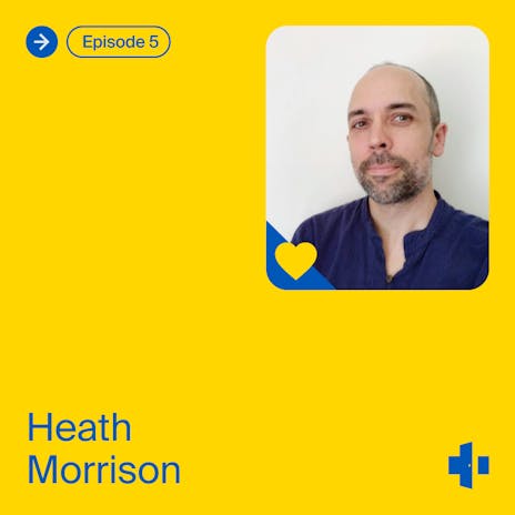 Cover of the Heroes of doxy.me podcast - Episode 5 with Heath Morrison
