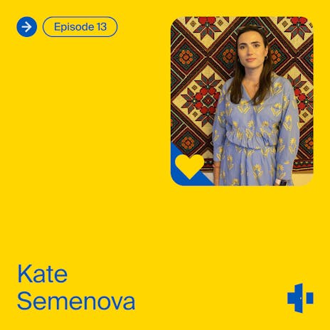 Cover of the Heroes of doxy.me podcast - Episode 13 with Kate Semenova