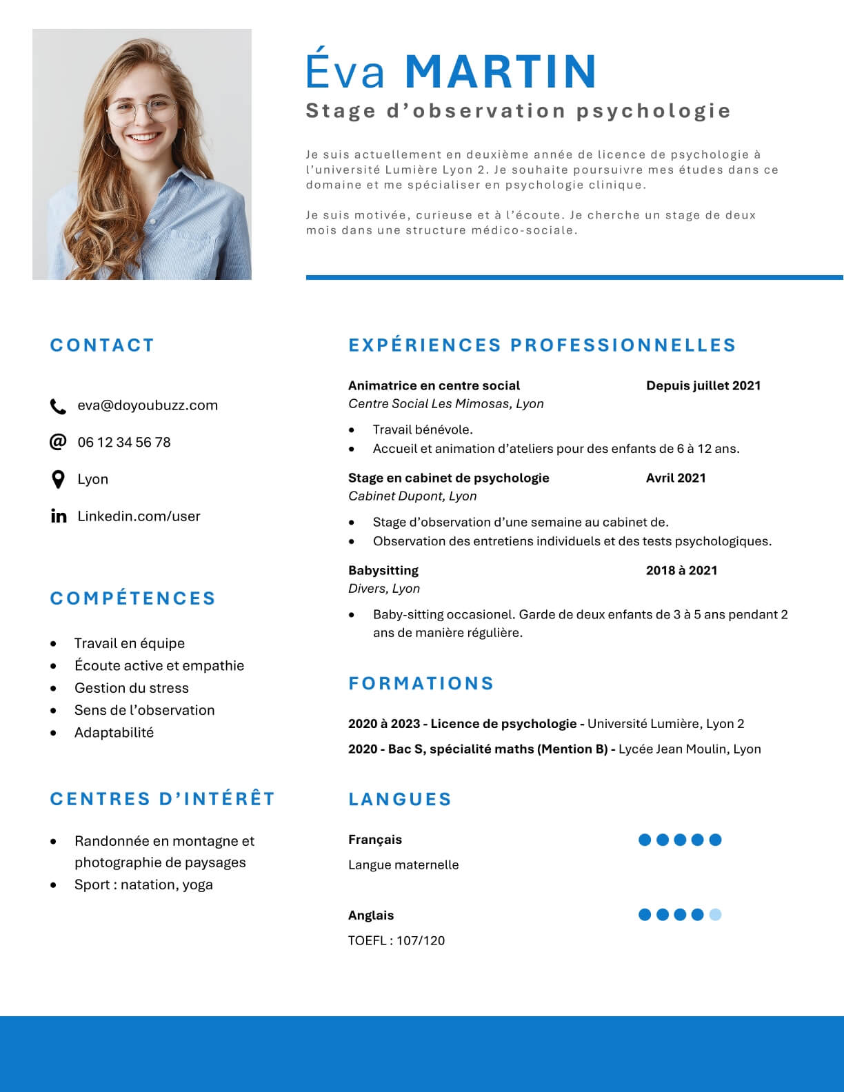 Template CV Word 8