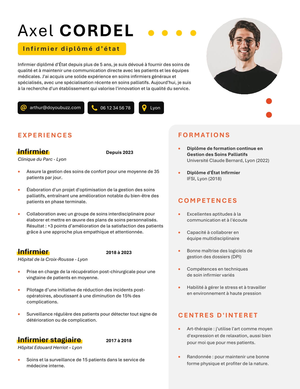 Template CV Word 1