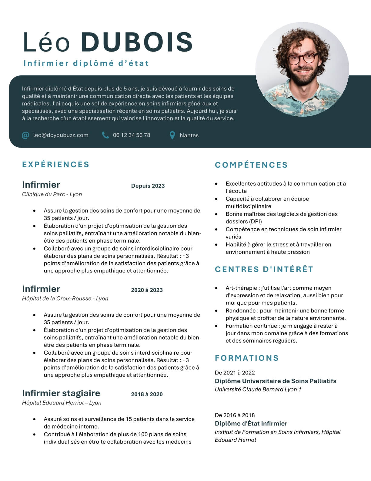 Template CV Word 6