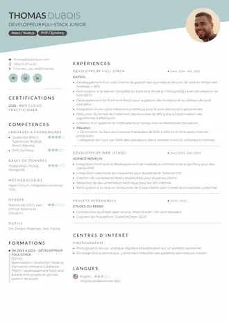Cv informaticien en ligne