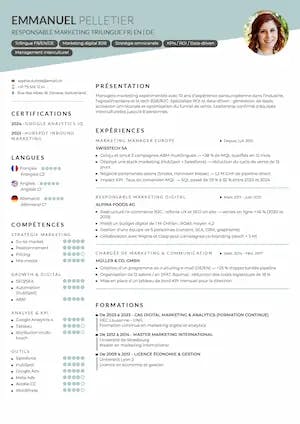 CV suisse à bien structurer