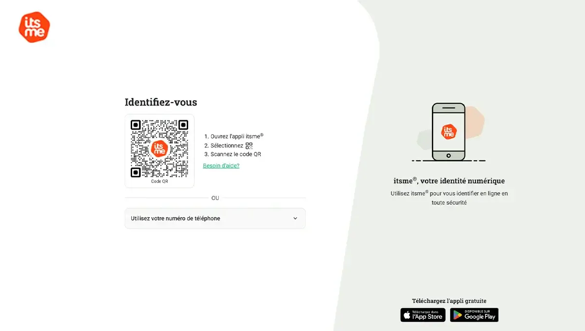 Inscription rapide sur Dragon Casino via itsme®, identification sécurisée sans carte, accessible sur smartphone et navigateur.