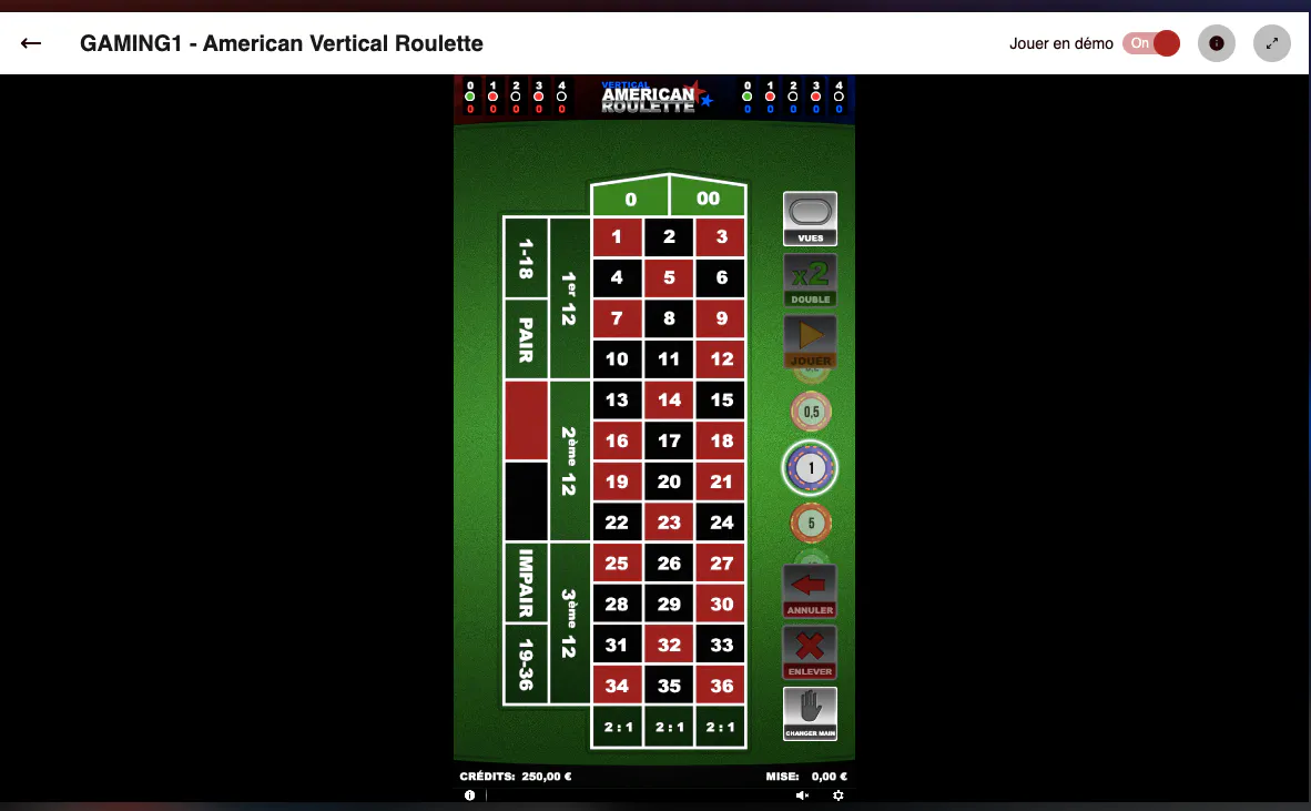 American Roulette | Gaming1 | Dragon Casino