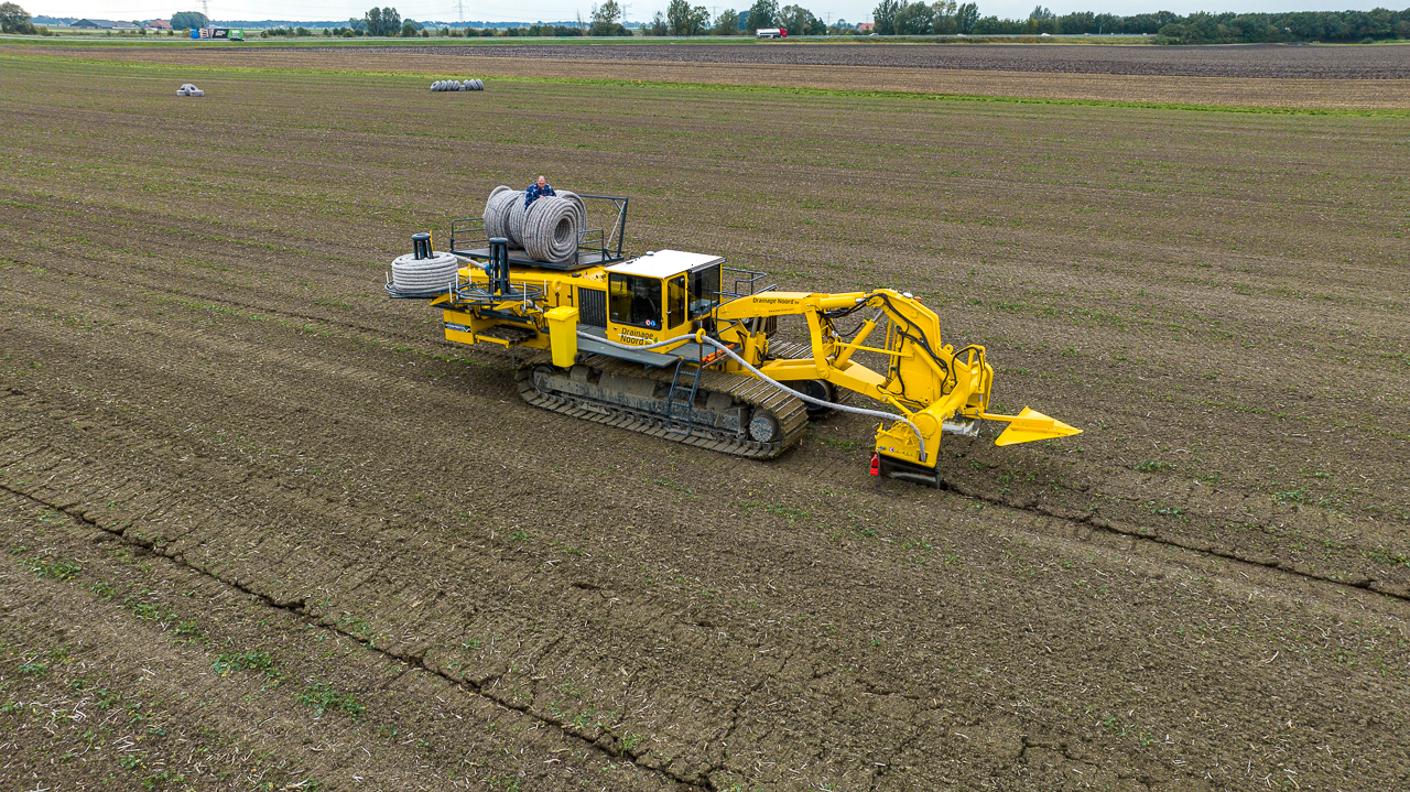 Inter Drain van Drainage Noord in Groningen