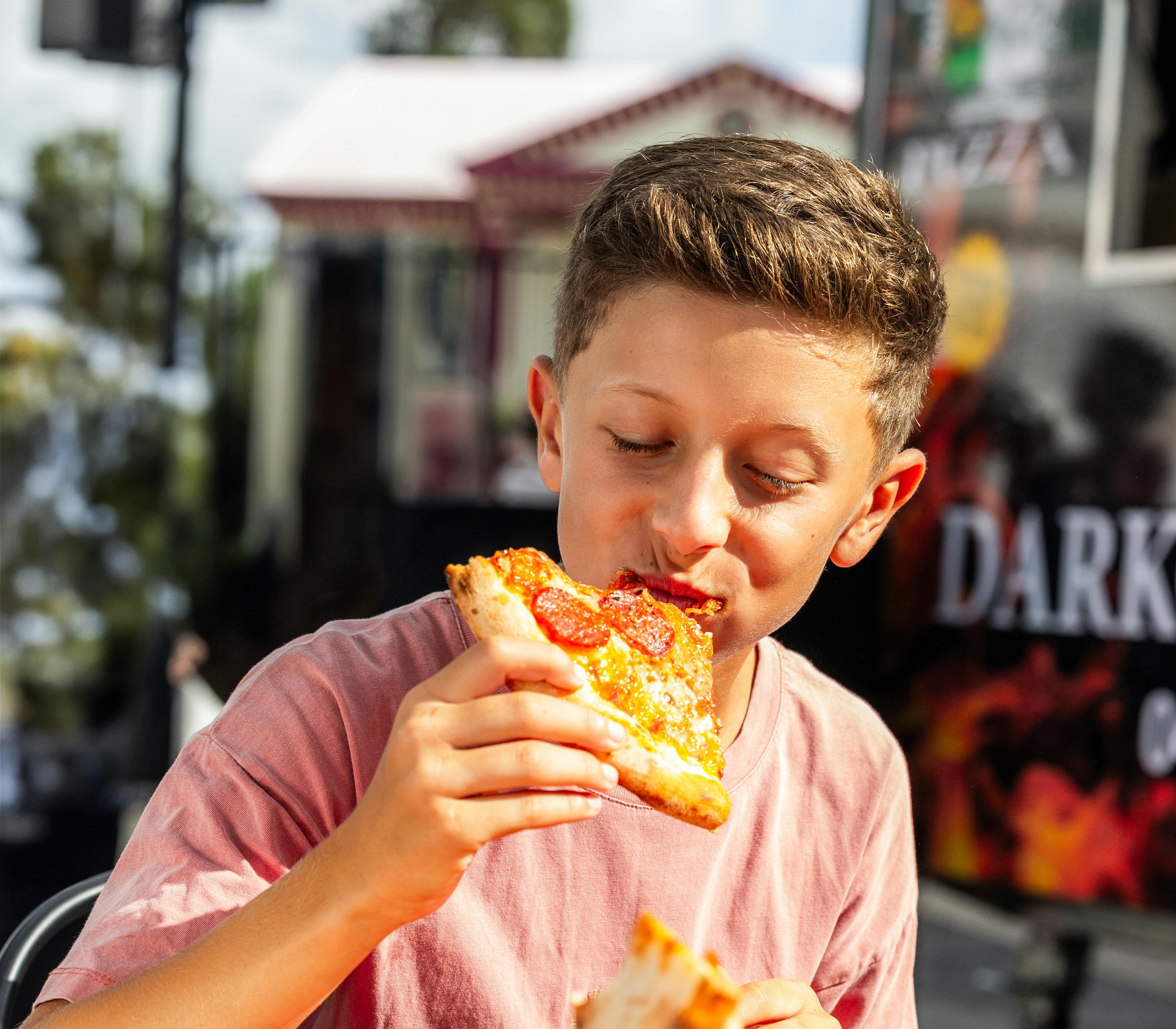 street food festival pizza bite