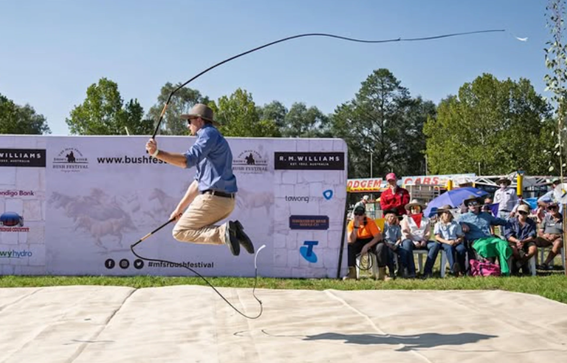 Whip cracking by Worldon Whips