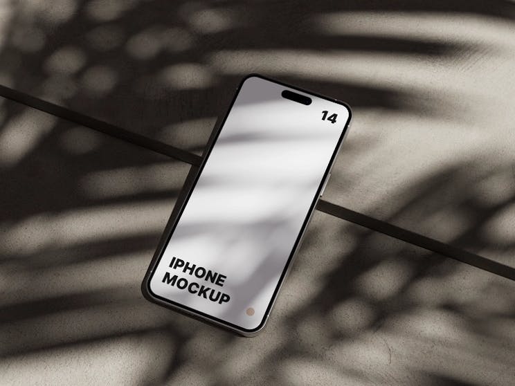 free iPhone 14 Pro mockup