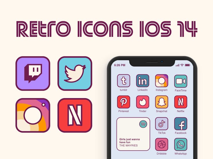 Customize Your Ios 14 Home Screen With Trendy Icon Sets Dribbble