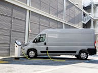 Fiat E-Ducato Recharging with charge station