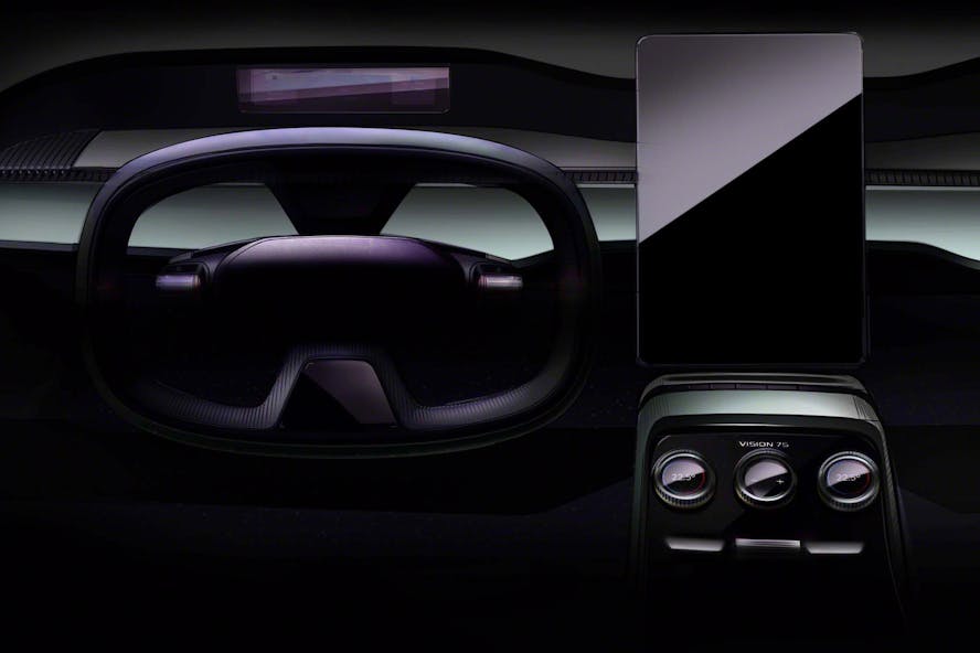 Skoda Vision 7S interior