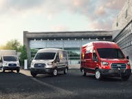 Ford e-transite electric van line up - commerical electric vehicles