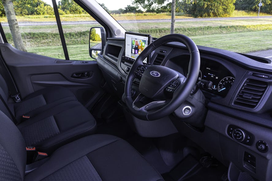 Ford e-Transit cabin