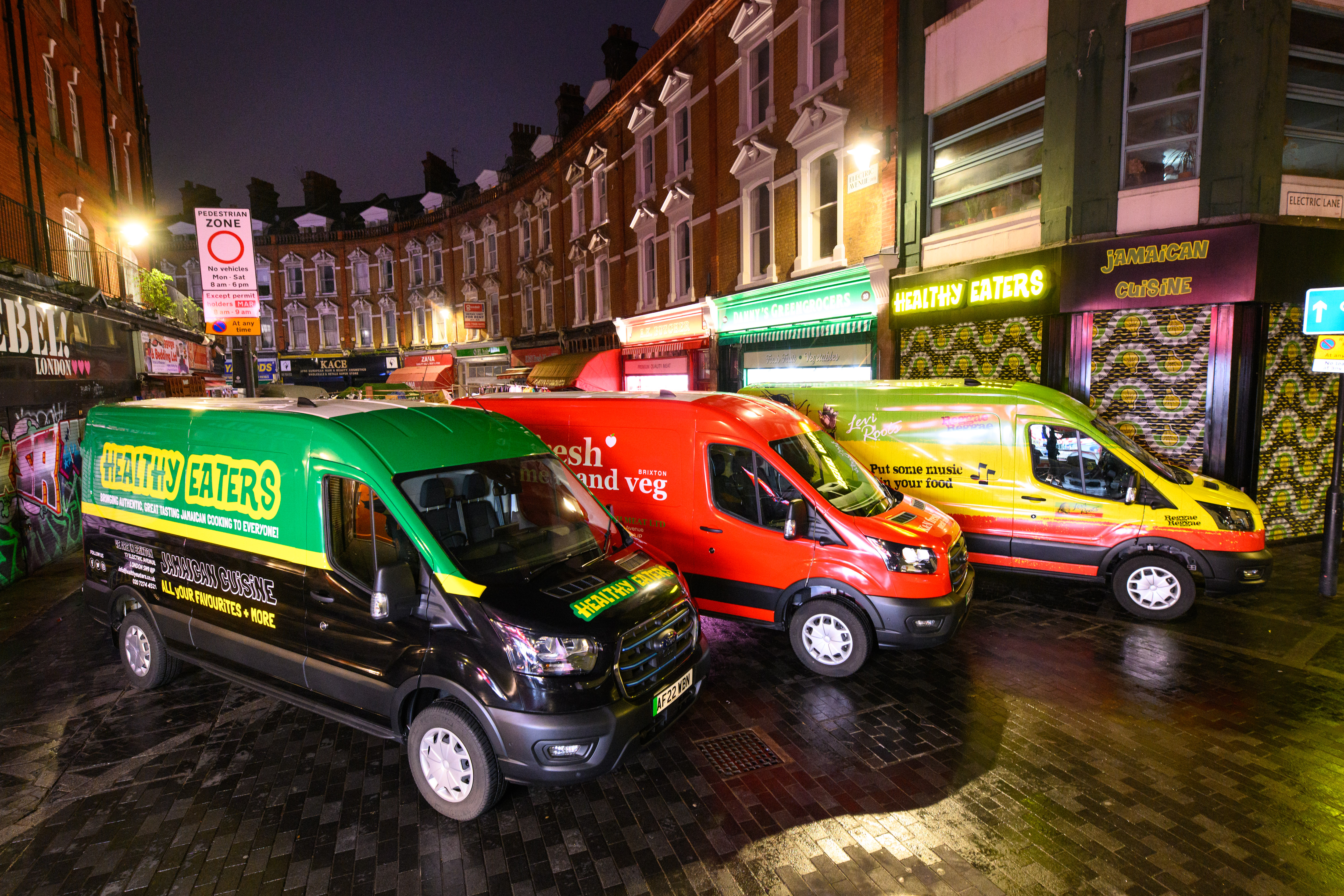 Ford Pro Helps Levi Roots and Electric Avenue Market Traders Make the Electric Vehicle Switch