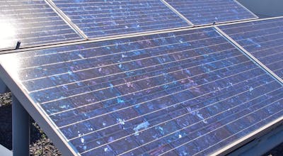 Polycrystalline solar panels