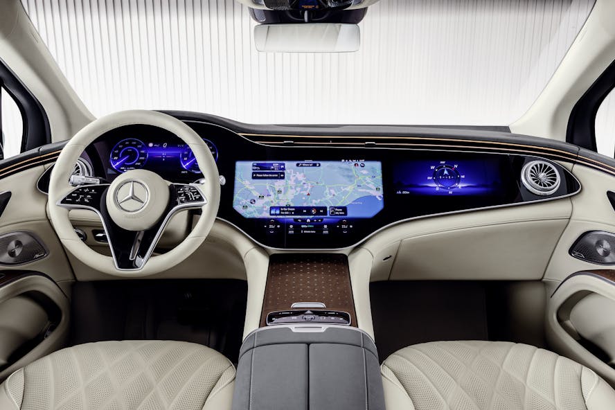 Mercedes-Benz EQS SUV interior dash