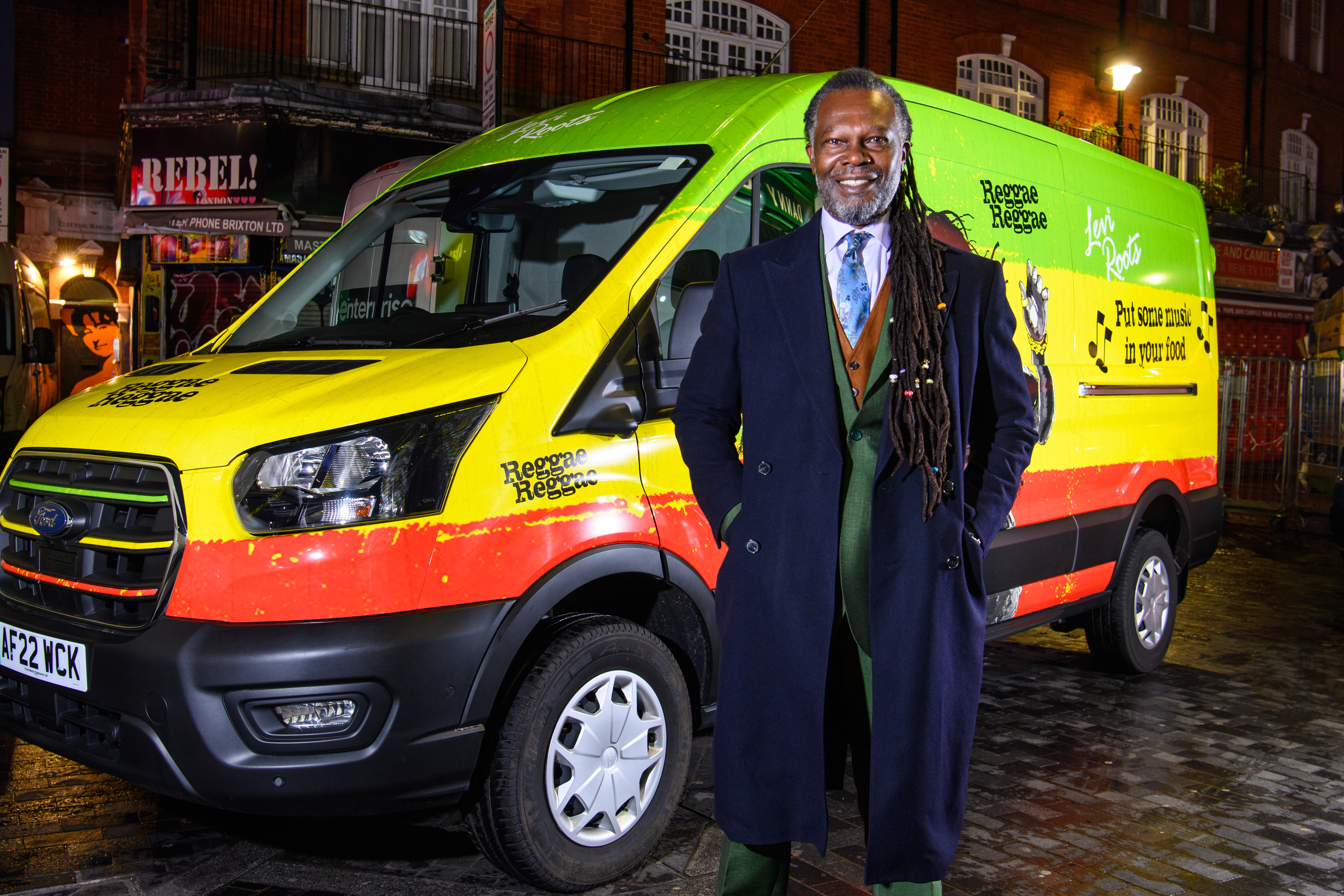 Levi Roots ford etransit 
