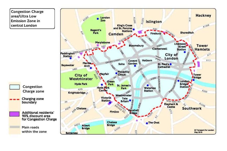 London Congestion Charge Zone