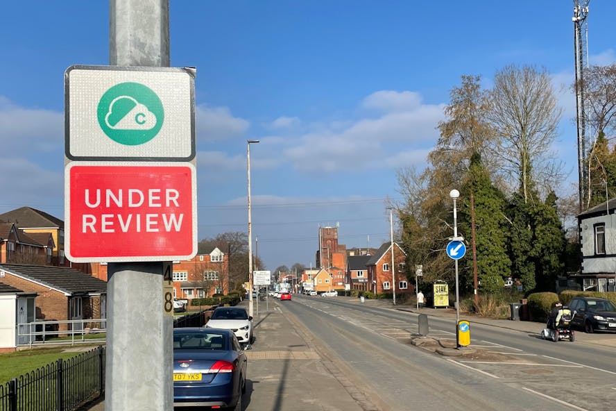 Manchester Clean Air Zone Sign Bolton