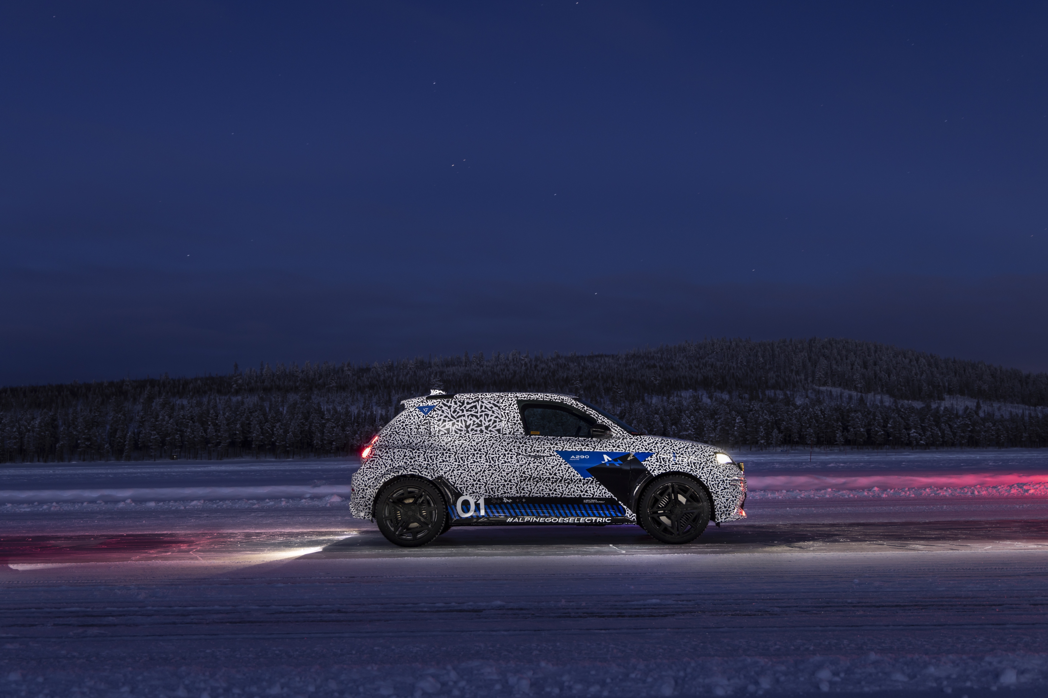 Alpine A290 Undergoes Winter Testing in Sweden | DriveElectric