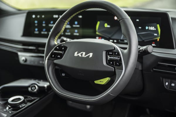 Kia EV6 GT steering wheel