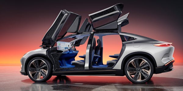 AEHRA SUV interior doors open