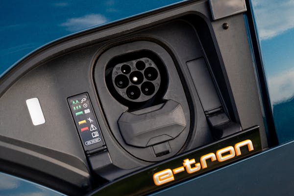 Audi e-tron charging socket
