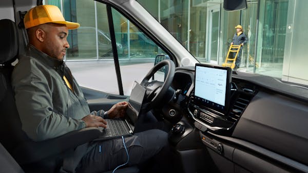 Ford E-Transit interior