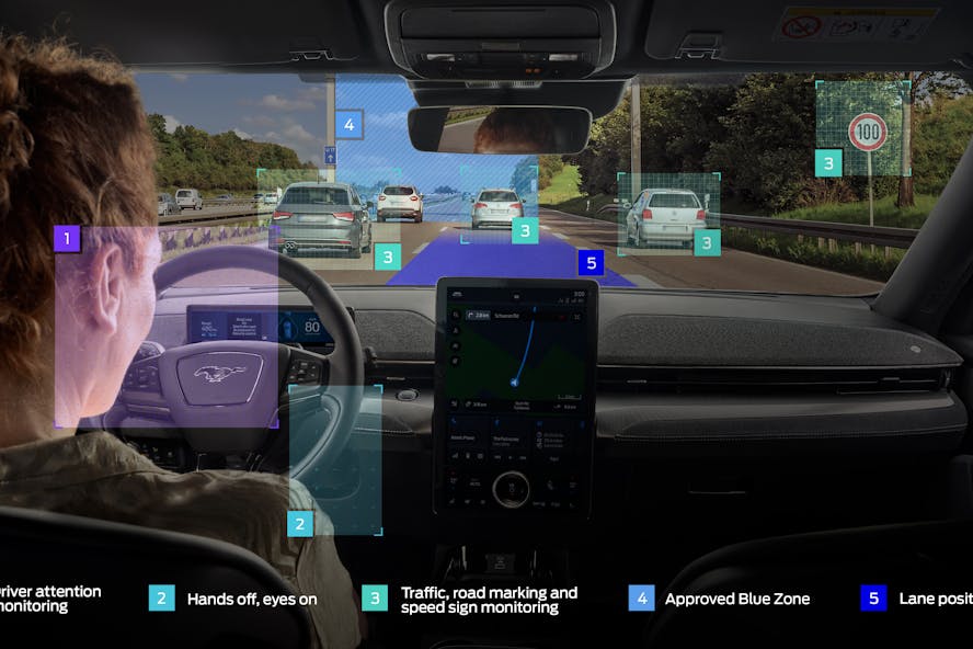 Ford Mach-e self driving car