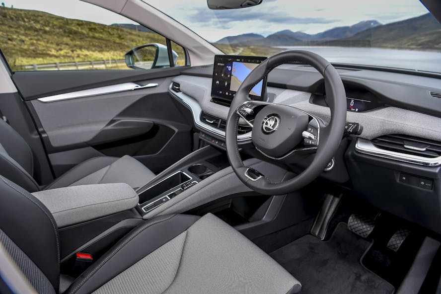 ENYAQ Coupe iV Phoenix Orange interior