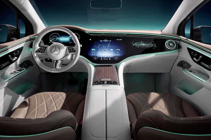 mercedes EQS SUV interior