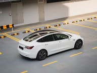 Tesla Model 3 HERO car park