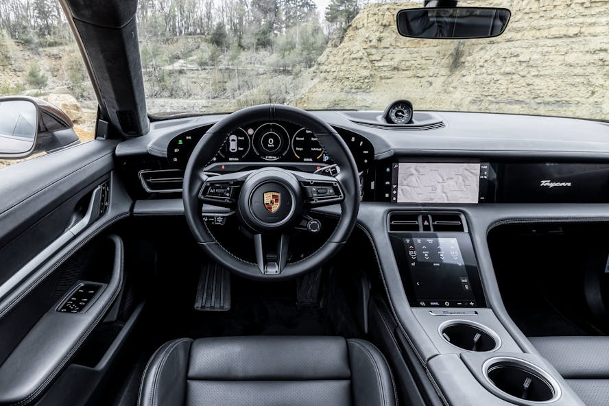 Porsche Taycan Cross Turismo interior front