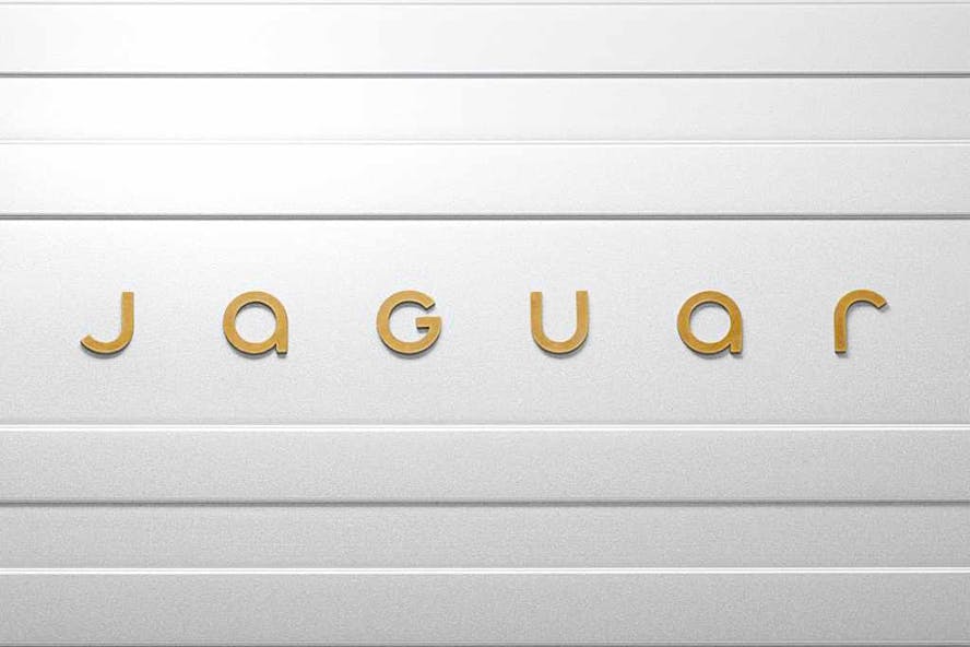 Jaguar's rebranded logo 2024