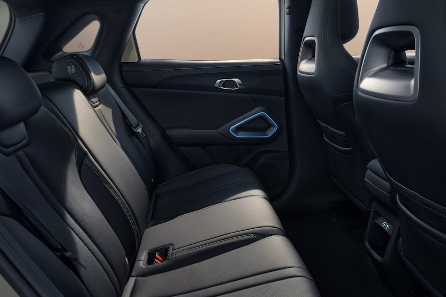 BYD atto 2 rear seats interior