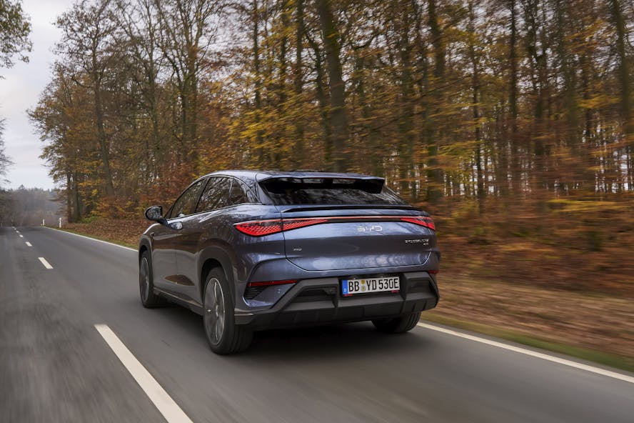 BYD Sealion 7 Exterior Rear view in rural area