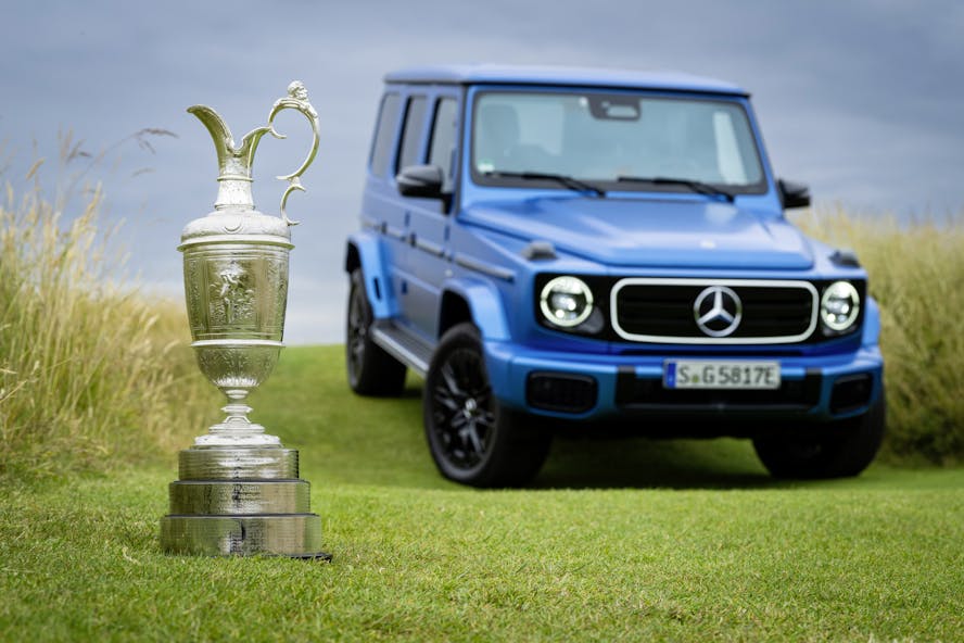 Mercedes G-Class and Claret Jug