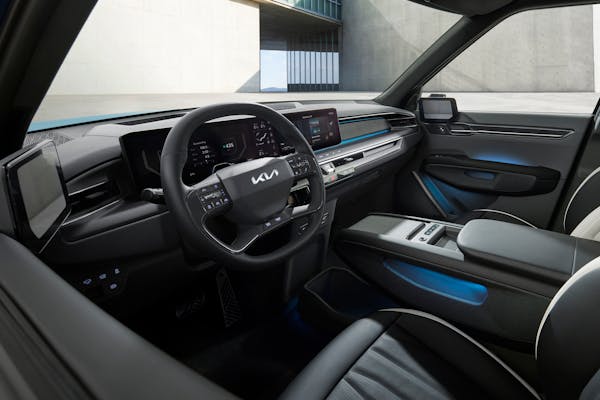 Kia EV9 SUV interior