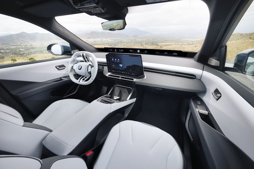 BMW ix3 electric car updated interior for sept 2025