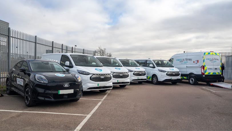 KeolisAmey Docklands electric fleet 2025
